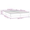 vidaXL Σκελετός Κρεβατιού Χωρίς Στρώμα Taupe 140x190 εκ. Υφασμάτινο