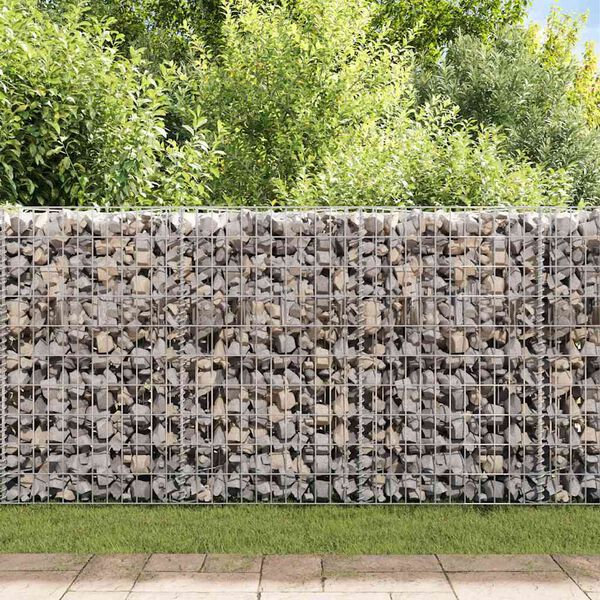 vidaXL Συρματοκιβώτιο Τοίχος 450x30x100 εκ. από Γαλβανισμένο Χάλυβα