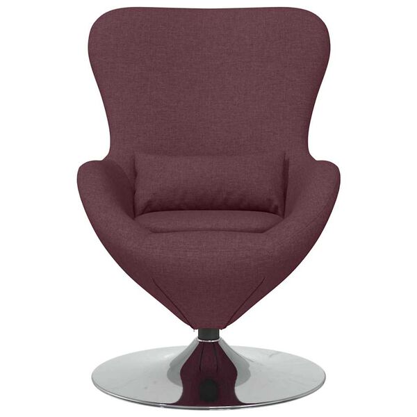 vidaXL Κάθισμα-αυγό Μοβ 63 x 73 x 90 εκ ύφασμα