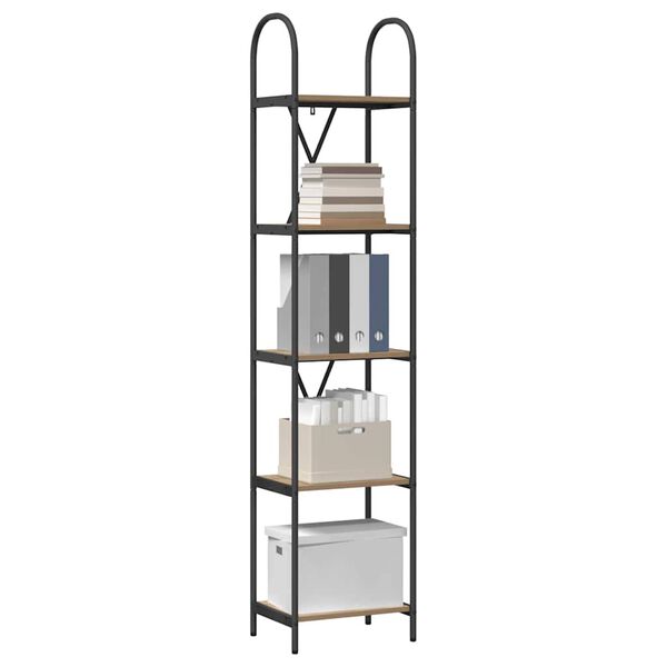 vidaXL &Rho;ά&phi;&iota; &Beta;&iota;&beta;&lambda;ί&omega;&nu; Artisan Oak 40 x 30 x 183 &epsilon;&kappa; &Epsilon;&pi;&epsilon;&xi;&epsilon;&rho;&gamma;&alpha;&sigma;&mu;έ&nu;&omicron; &xi;ύ&lambda;&omicron;