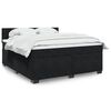 vidaXL &Kappa;&rho;&epsilon;&beta;ά&tau;&iota; Boxspring &mu;&epsilon; &Sigma;&tau;&rho;ώ&mu;&alpha; &Mu;&alpha;ύ&rho;&omicron; 180x200 &epsilon;&kappa;. &Beta;&epsilon;&lambda;&omicron;ύ&delta;&iota;&nu;&omicron;