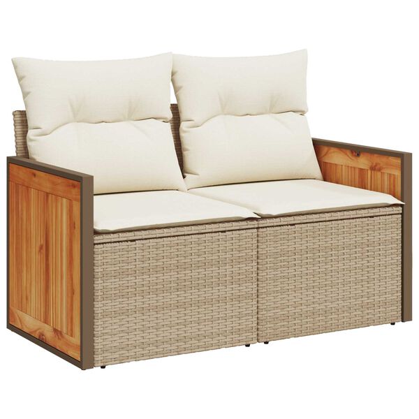 vidaXL Σετ Καναπέ Κήπου 12 pcs Μπεζ, Κρέμα 80 x 80 x 71 cm