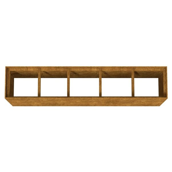 vidaXL Ζαρντινιέρα 200 x 40 x 80 εκ. από Ατσάλι Σκληρυθέν στον Αέρα