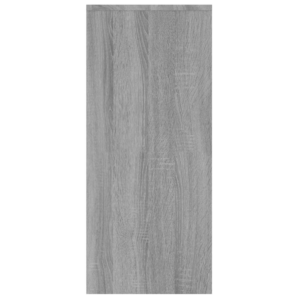 vidaXL Μπουφές Γκρι Sonoma 102x33x75 εκ. από Επεξεργασμένο Ξύλο