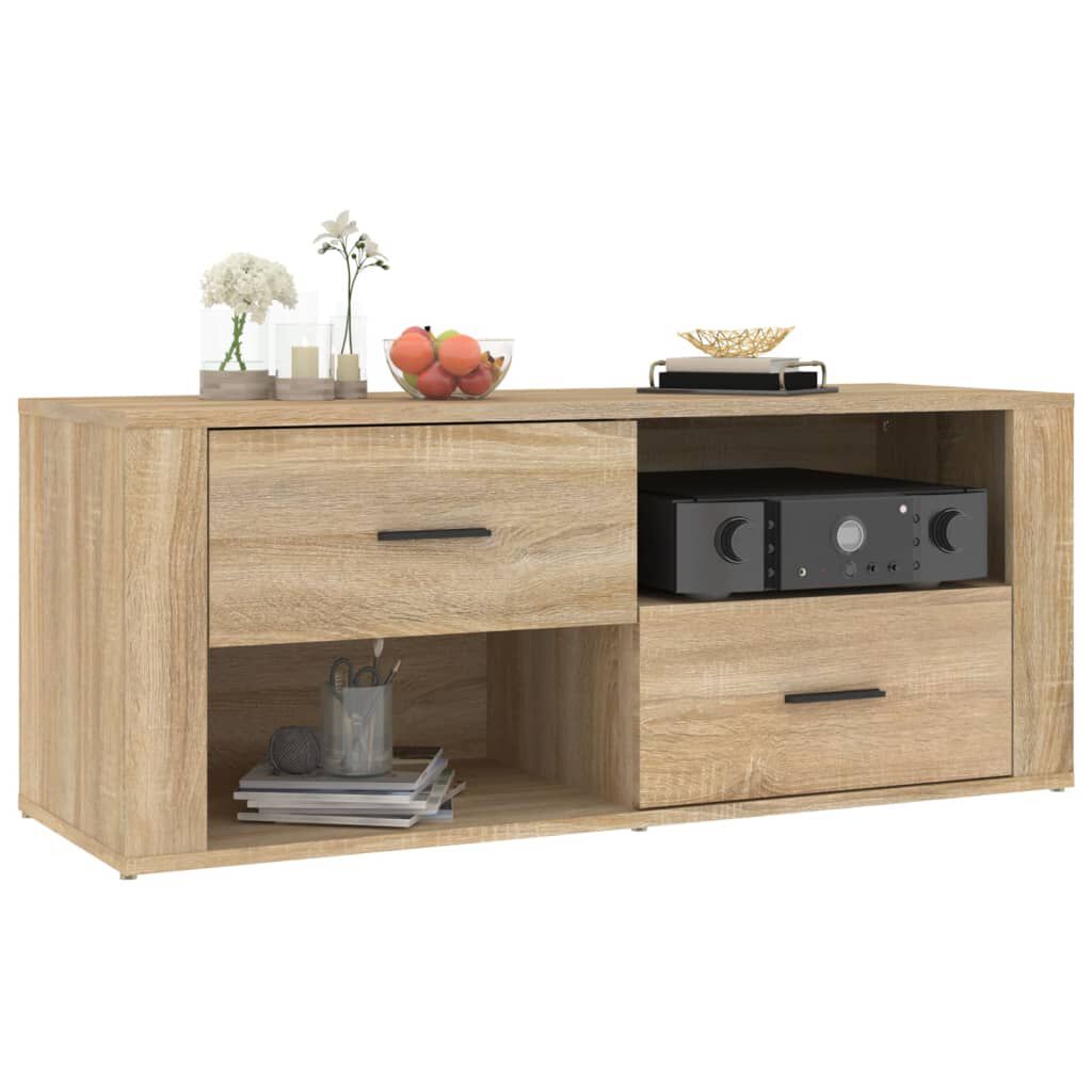 vidaXL Έπιπλο Τηλεόρασης Sonoma Δρυς 100x35x40 εκ. Επεξ. Ξύλο