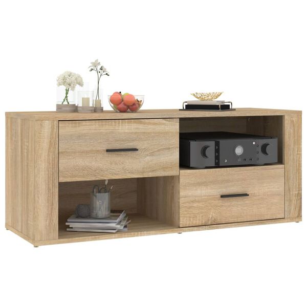 vidaXL Έπιπλο Τηλεόρασης Sonoma Δρυς 100x35x40 εκ. Επεξ. Ξύλο
