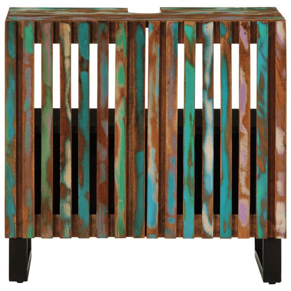 vidaXL Ντουλάπι Μπάνιου 62x34x58 εκ. από Μασίφ Ξύλο Ακακίας