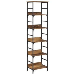 vidaXL &Rho;ά&phi;&iota; &Beta;&iota;&beta;&lambda;ί&omega;&nu; 5 &epsilon;&pi;&iota;&pi;έ&delta;&omega;&nu; 50 x 33 x 188,5 &epsilon;&kappa; &Epsilon;&pi;&epsilon;&xi;&epsilon;&rho;&gamma;&alpha;&sigma;&mu;έ&nu;&omicron; &Xi;ύ&lambda;&omicron;