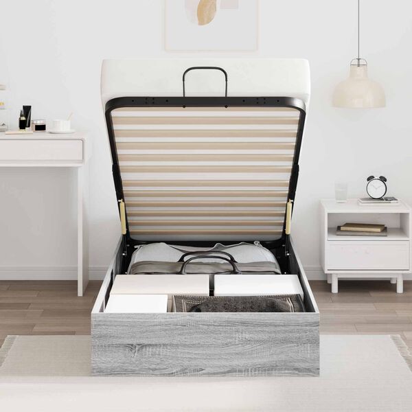 vidaXL &Kappa;&rho;&epsilon;&beta;ά&tau;&iota; &Omicron;&theta;&omega;&mu;&alpha;&nu;&iota;&kappa;&omicron;ύ &Tau;ύ&pi;&omicron;&upsilon; &Gamma;&kappa;&rho;ί&zeta;&omicron; &Sigma;&omicron;&nu;&omicron;&mu;&alpha; 193 x 120 x 25 &epsilon;&kappa;