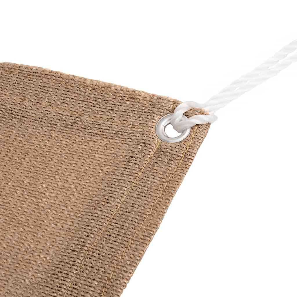 vidaXL Χαλί Σκηνής Taupe 200 x 200 εκ.