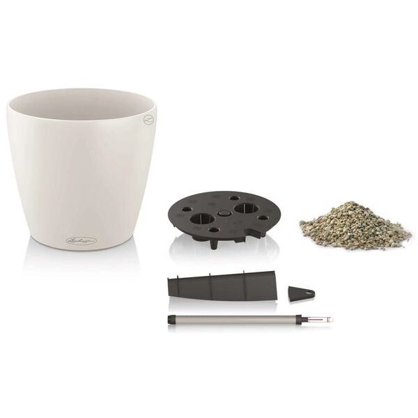 LECHUZA Γλάστρα Λευκή Classico Color 35 ALL-IN-ONE