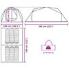 vidaXL Σκηνή Οικογενειακή Τούνελ 6 Ατόμων Αδιάβροχη Παραλλαγή