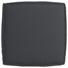 vidaXL Μαξιλάρι παλέτας για κάθισμα Μαύρο 60 x 60 x 12 cm
