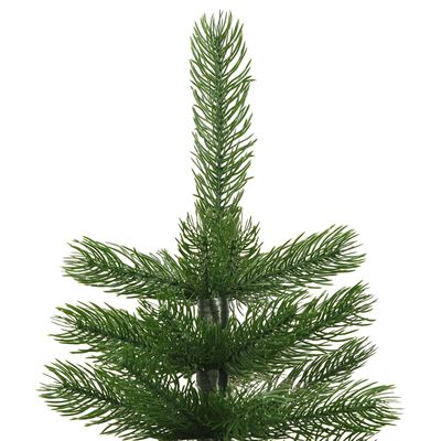 vidaXL Χριστουγεννιάτικο Δέντρο Τεχνητό Slim Με Βάση 240 εκ. Πολυαιθ.