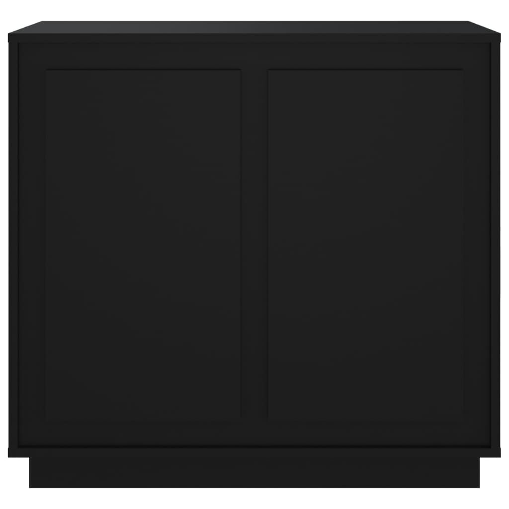 vidaXL Ντουλάπι Μαύρο 80 x 34 x 75 εκ. από Επεξεργασμένο Ξύλο