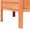vidaXL Κοτέτσι 126 x 117 x 125 εκ. από Μασίφ Ξύλο Πεύκου και Ελάτης