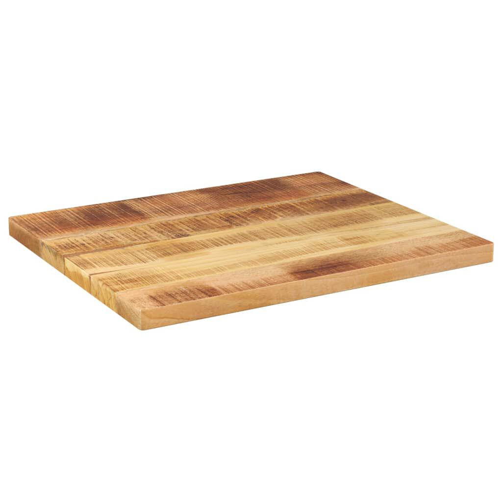 vidaXL Επιφάνεια Τραπεζιού Ορθογώνια 60x50x2,5 εκ. Μασίφ Ξύλο Μάνγκο