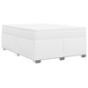 vidaXL &Kappa;&rho;&epsilon;&beta;ά&tau;&iota; Boxspring &mu;&epsilon; &Sigma;&tau;&rho;ώ&mu;&alpha; &Lambda;&epsilon;&upsilon;&kappa;ό 160x200&epsilon;&kappa;.&alpha;&pi;ό &Sigma;&upsilon;&nu;&theta;&epsilon;&tau;&iota;&kappa;ό &Delta;έ&rho;&mu;&alpha;