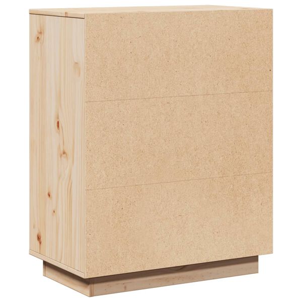 vidaXL Ντουλάπι 60 x 34 x 75 εκ. από Μασίφ Ξύλο Πεύκου