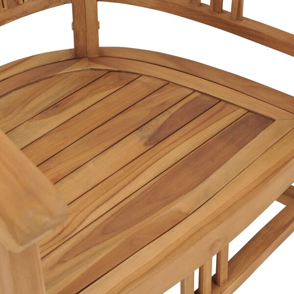 vidaXL Καρέκλες Κήπου 2 τεμ. από Μασίφ Ξύλο Teak
