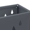 vidaXL Σχέδιο & βάση αποθήκευσης Ανθρακί 28 x 12 x 41 εκ Ατσάλι
