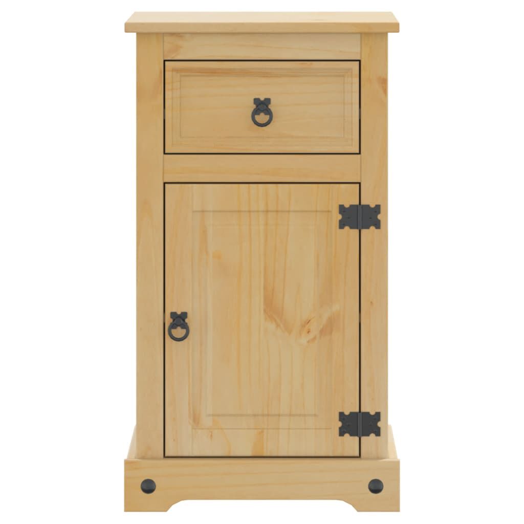 vidaXL Ντουλάπι Μπάνιου Corona 45x33x80 εκ. από Μασίφ Ξύλο Πεύκου