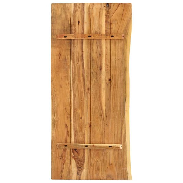 vidaXL Πάγκος Μπάνιου 140x52x2,5 εκ. από Μασίφ Ξύλο Ακακίας