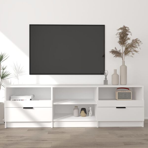 vidaXL Έπιπλο Τηλεόρασης Λευκό 150x33,5x45 εκ. από Επεξεργασμένο Ξύλο