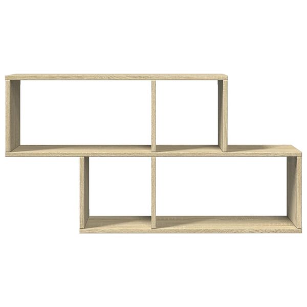 vidaXL Ράφι Τοίχου Sonoma Δρυς 100x20x53 εκ. από Επεξεργασμένο Ξύλο