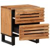 vidaXL Κομοδίνο 40 x 34 x 46 εκ. από Μασίφ Ξύλο Ακακίας