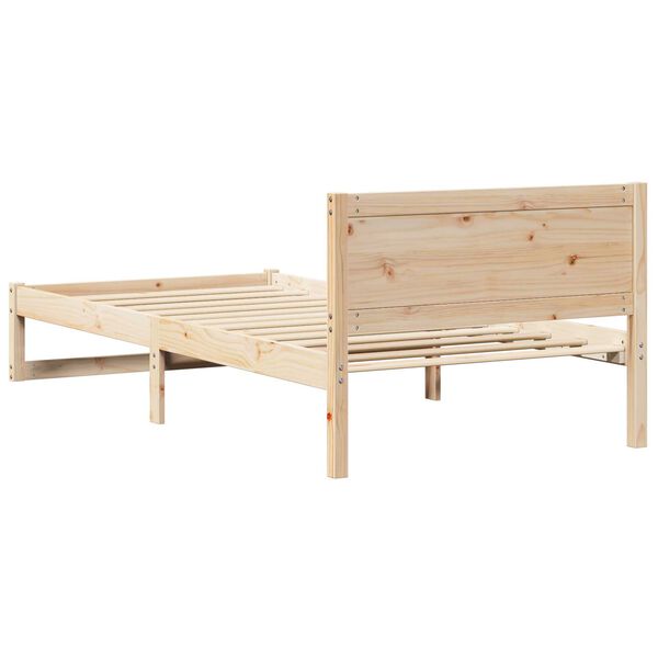 vidaXL Κρεβάτι Φυσικό Μασίφ Ξύλο Πεύκου 90 x 190 cm Μετατρέψιμο