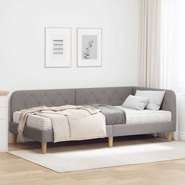 vidaXL &Kappa;&rho;&epsilon;&beta;ά&tau;&iota; &Gamma;&omega;&nu;ί&alpha;&sigmaf; &mu;&epsilon; &sigma;&tau;&rho;ώ&mu;&alpha; &mu;&epsilon; &kappa;&epsilon;&phi;&alpha;&lambda;ά&rho;&iota; Taupe 100 x 200 cm ύ&phi;&alpha;&sigma;&mu;&alpha;