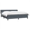 vidaXL Box Spring &Kappa;&rho;&epsilon;&beta;ά&tau;&iota; &mu;&epsilon; &sigma;&tau;&rho;ώ&mu;&alpha;&tau;&alpha; &Sigma;&kappa;&omicron;ύ&rho;&omicron; &gamma;&kappa;&rho;&iota; 180x220 cm &Beta;&epsilon;&lambda;&omicron;ύ&delta;&iota;&nu;&omicron;