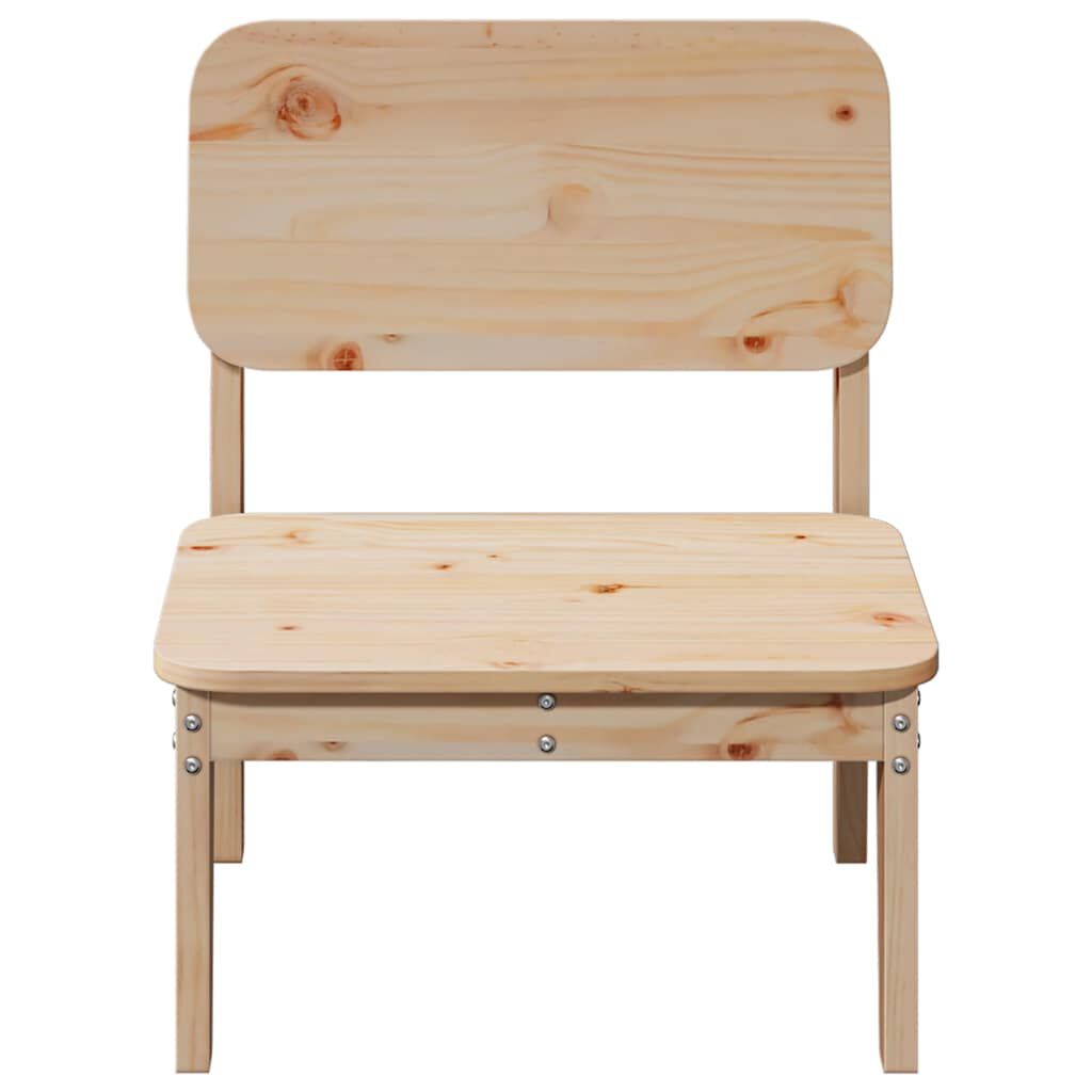 vidaXL Καρέκλες κήπου 2 τεμάχια 60x52,5x72 cm Πεύκο μασίφ ξύλο