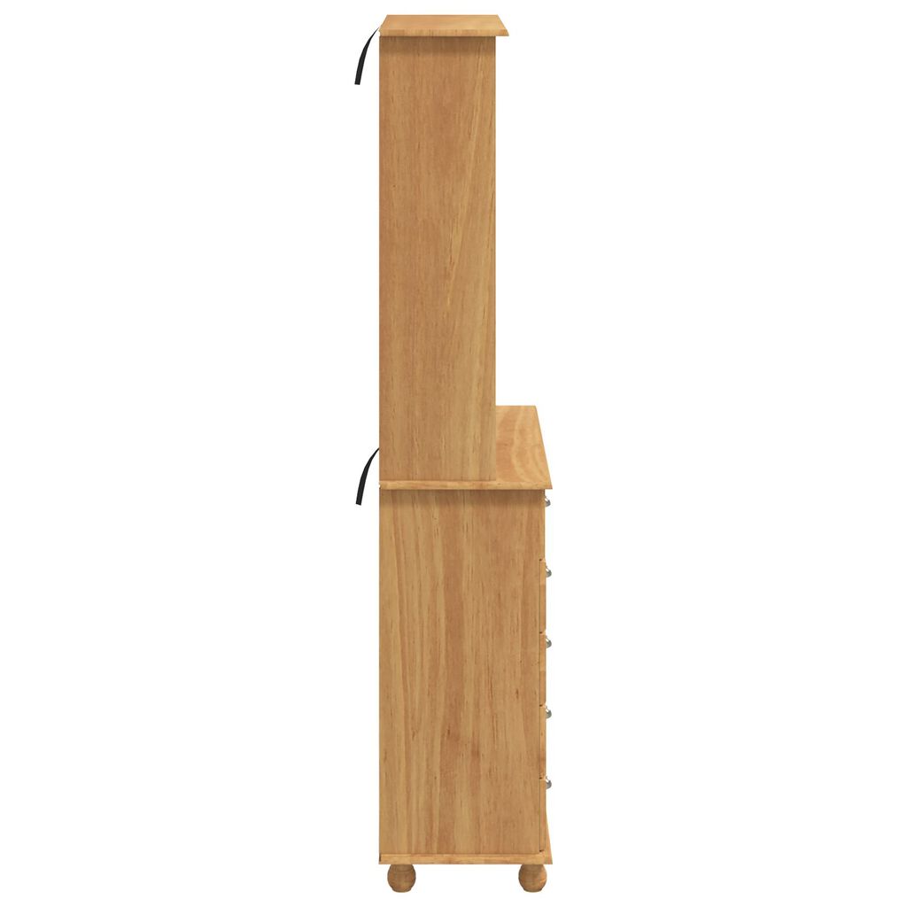 vidaXL Ράφι “ASKIM” Καφέ 91x40x199.5 cm Γερό Ξύλο Πεύκου