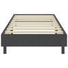 vidaXL Κρεβάτι Boxspring Σκούρο Γκρι 80 x 200 εκ. Υφασμάτινο