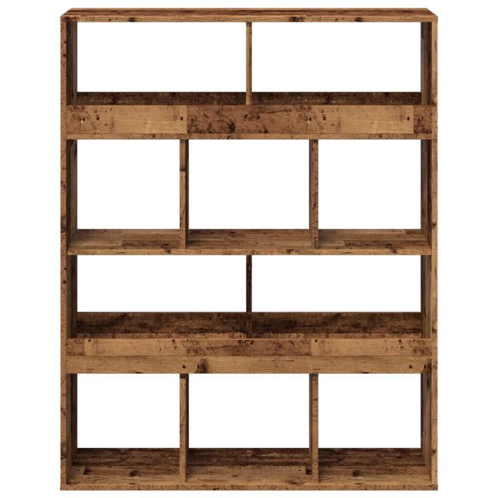 vidaXL Βιβλιοθήκη Όψη Παλαιού Ξύλου 100x33x125,5εκ. Επεξεργασμένο Ξύλο