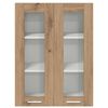 vidaXL &Kappa;&rho;&epsilon;&mu;&alpha;&sigma;&tau;ό &nu;&tau;&omicron;&upsilon;&lambda;ά&pi;&iota; &mu;&epsilon; &pi;ό&rho;&tau;&alpha; Riga Artisan Oak 60 x 31 x 80 &epsilon;&kappa;.