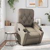vidaXL Πολυθρόνα Ανακλινόμενη με Ανύψωση Καπουτσίνο Συνθ. Δέρμα