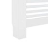 vidaXL Κάλυμμα Καλοριφέρ Λευκό 112 x 19 x 81,5 εκ. από MDF