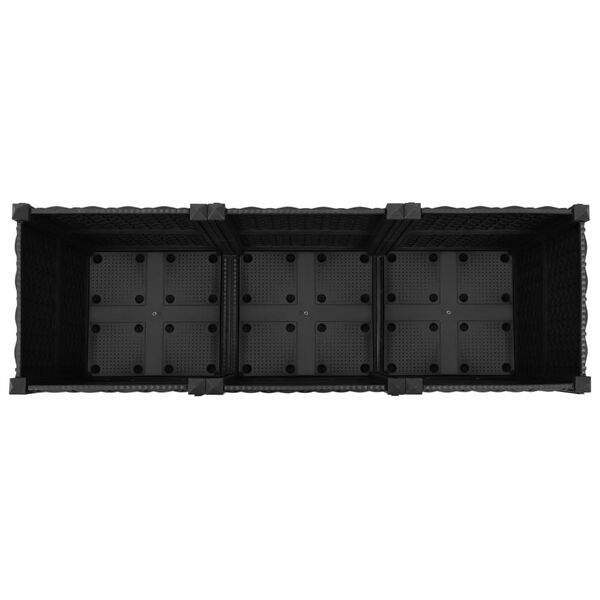 vidaXL Ζαρντινιέρα 120 x 40 x 38 εκ. από Πολυπροπυλένιο
