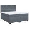 vidaXL &Kappa;&rho;&epsilon;&beta;ά&tau;&iota; Boxspring &mu;&epsilon; &Sigma;&tau;&rho;ώ&mu;&alpha; &Sigma;&kappa;&omicron;ύ&rho;&omicron; &Gamma;&kappa;&rho;&iota; 200x200 &epsilon;&kappa;. &Beta;&epsilon;&lambda;&omicron;ύ&delta;&iota;&nu;&omicron;