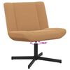 vidaXL Περιστρεφόμενη καρέκλα Μπεζ 63 x 75 x 76 εκ Δέρμα Πρόβατου