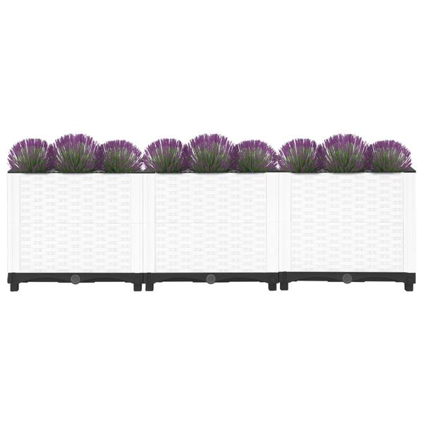 vidaXL Ζαρντινιέρα 120 x 40 x 38 εκ. από Πολυπροπυλένιο