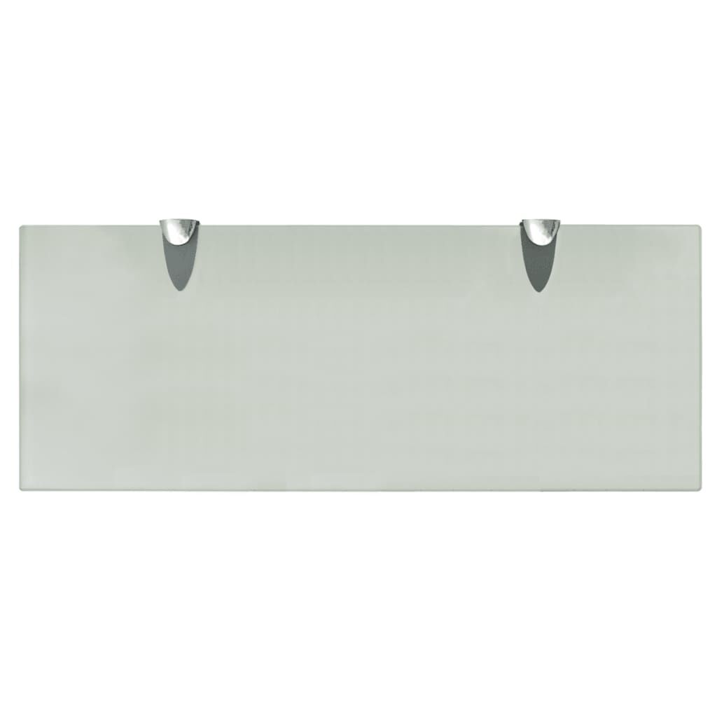 vidaXL Ράφια Τοίχου 2 τεμ. 8 χιλ. 50 x 20 εκ. Γυάλινα