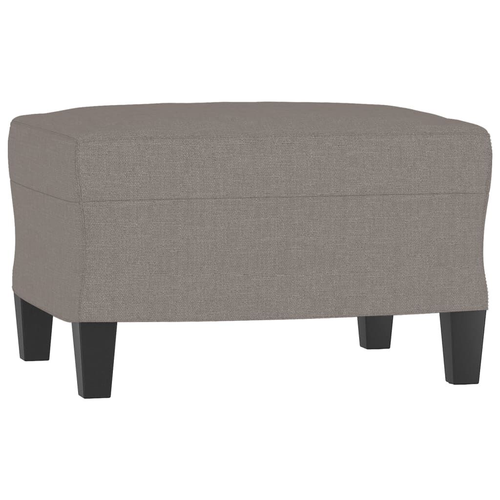vidaXL Υποπόδιο Taupe 60x50x41 εκ. Υφασμάτινο