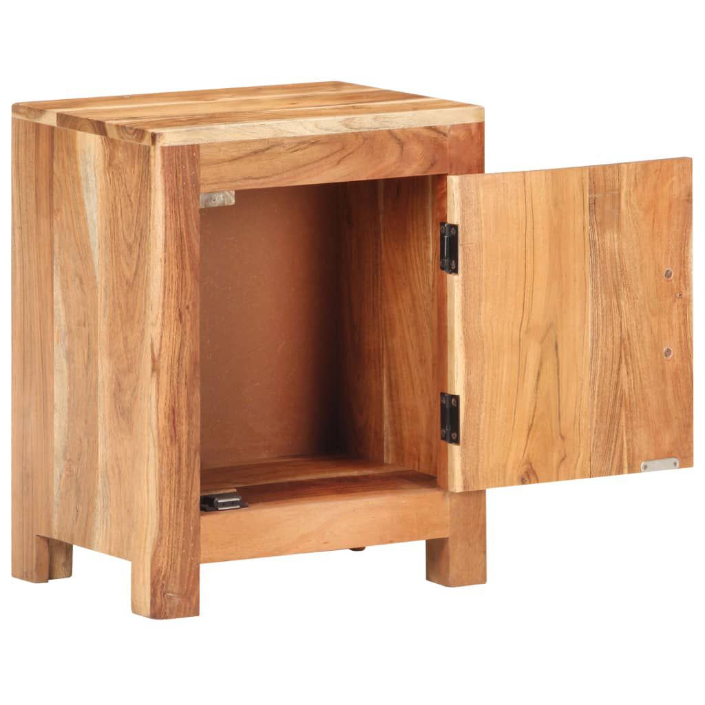vidaXL Κομοδίνο 40 x 30 x 50 εκ. από Μασίφ Ξύλο Ακακίας