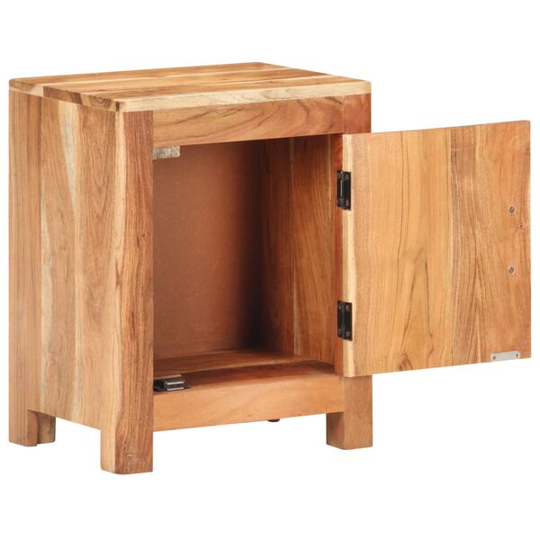 vidaXL Κομοδίνο 40 x 30 x 50 εκ. από Μασίφ Ξύλο Ακακίας