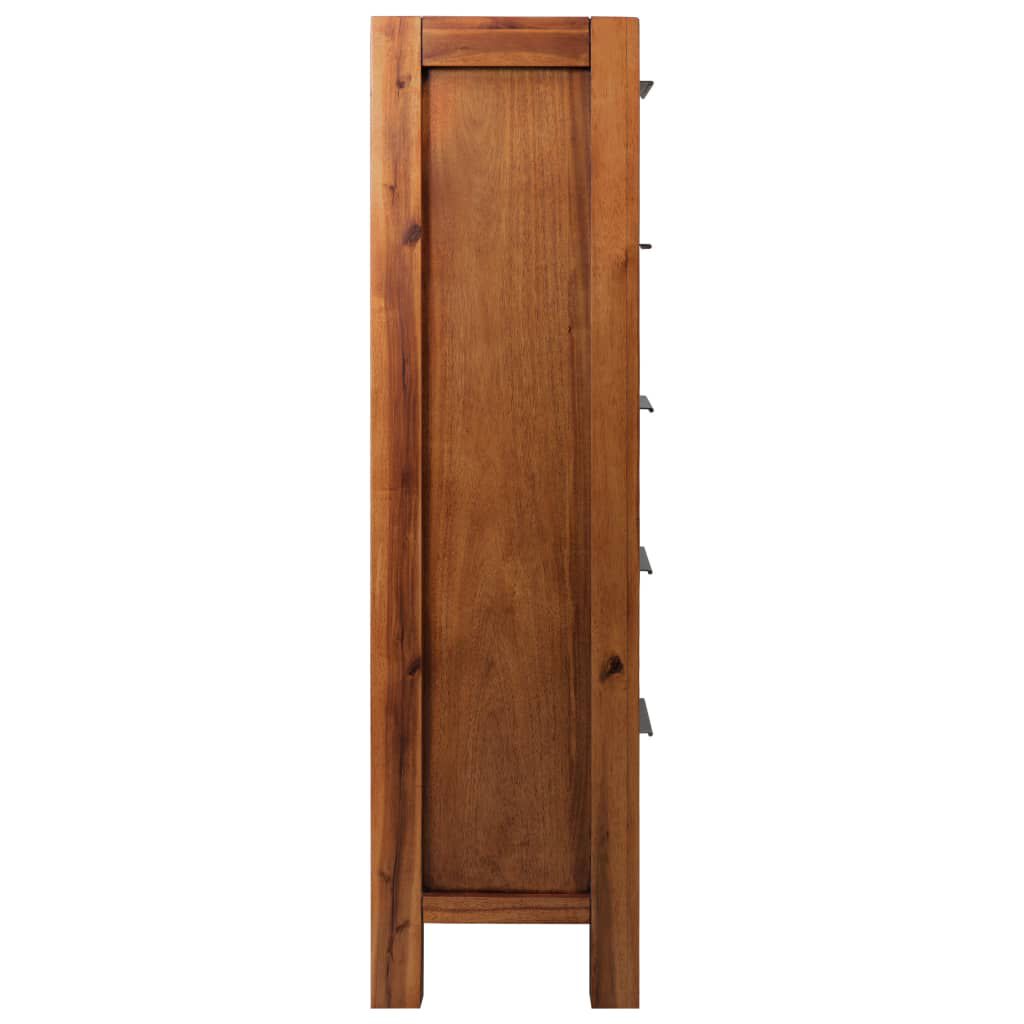 vidaXL Συρταριέρα 45 x 32 x 115 εκ. από Μασίφ Ξύλο Ακακίας
