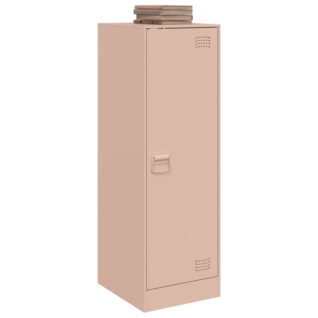 vidaXL Ντουλάπι Ροζ 34,5x39x107 εκ. από Ατσάλι